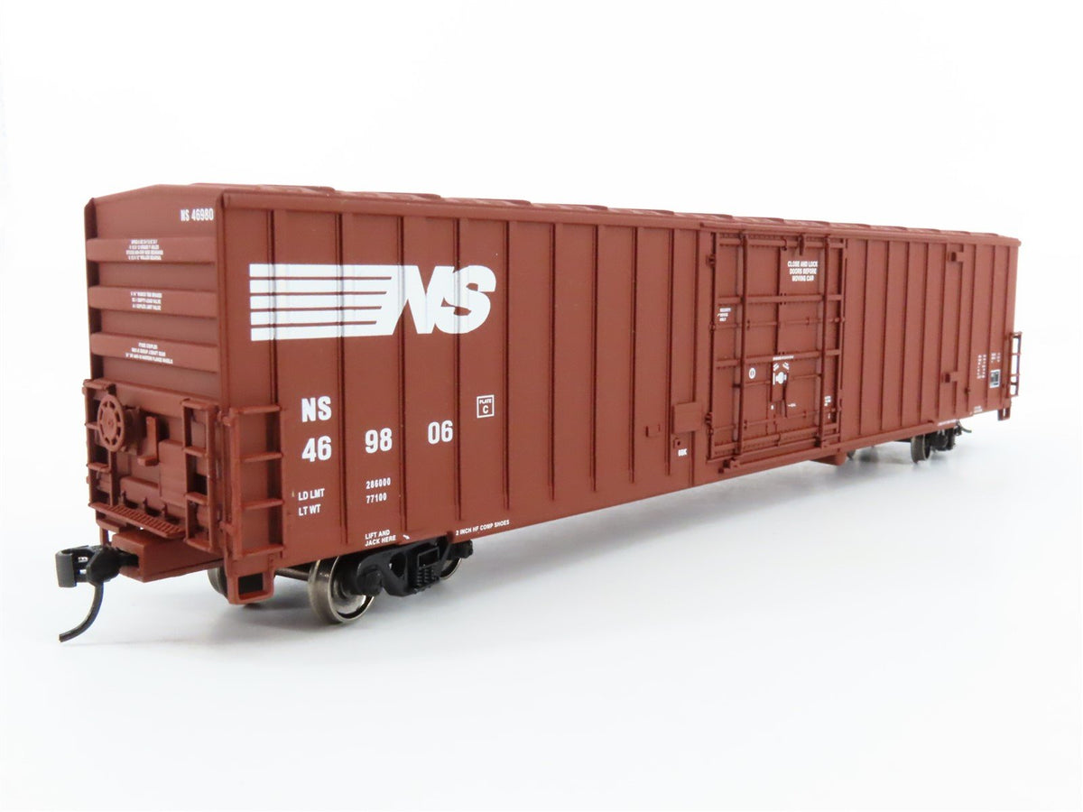 HO Scale Walthers 932-6043 NS Norfolk Southern 60&#39; Gunderson Box Car #469806