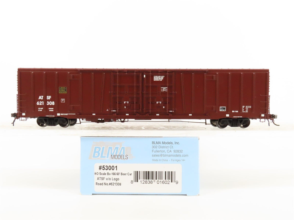 HO Scale BLMA Models 53001 ATSF Santa Fe Railroad 60&#39; Beer Car #621308