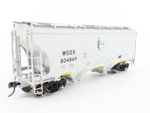 HO Scale American Limited ALM 1043 WSOX Winn Bay Sand 2-Bay Hopper #804849