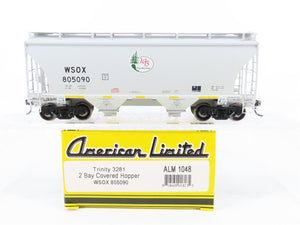 HO Scale American Limited ALM 1048 WSOX Winn Bay Sand 2-Bay Hopper #805090