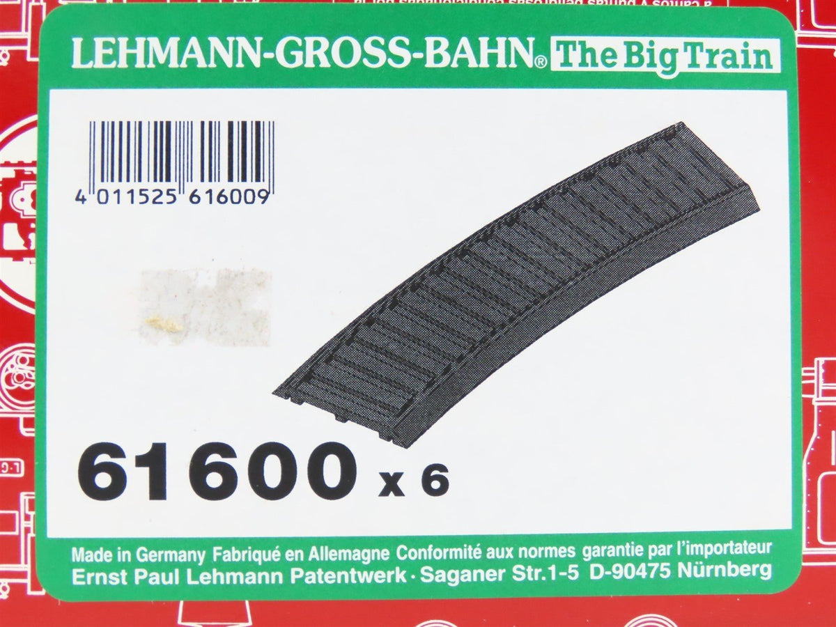 G 1/22.5 Scale LGB #61600 Rubber Roadbed For Curved Track - 6 Pieces