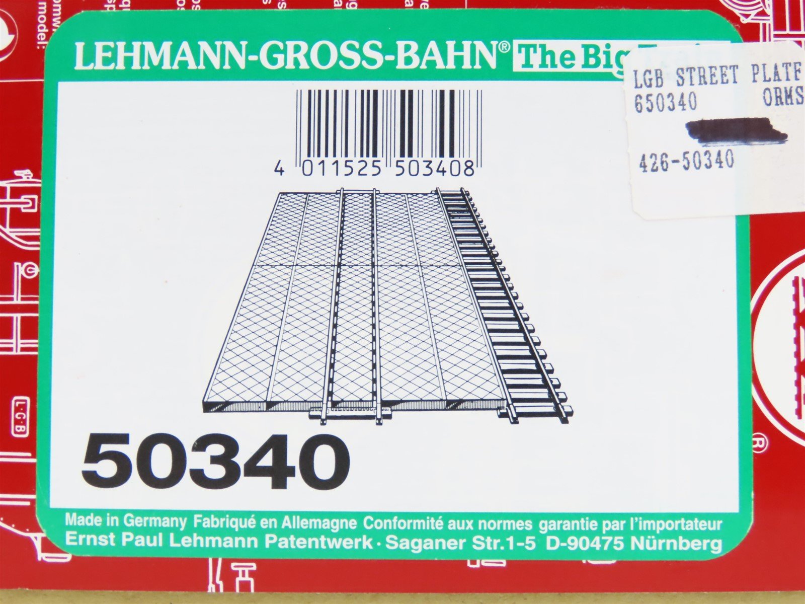 G 1/22.5 Scale LGB #50340 Plastic Station Platforms