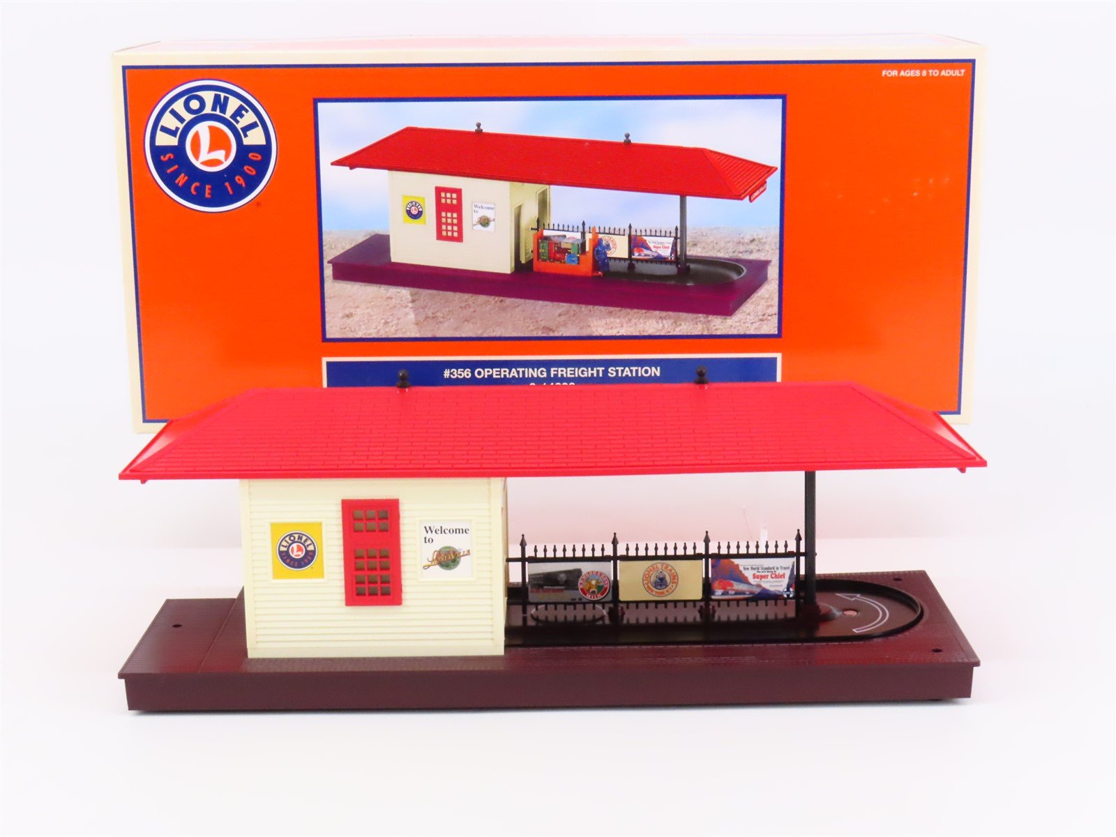 O 1/48 Scale Lionel 6-14236 #356 Lionelville Operating Freight Station