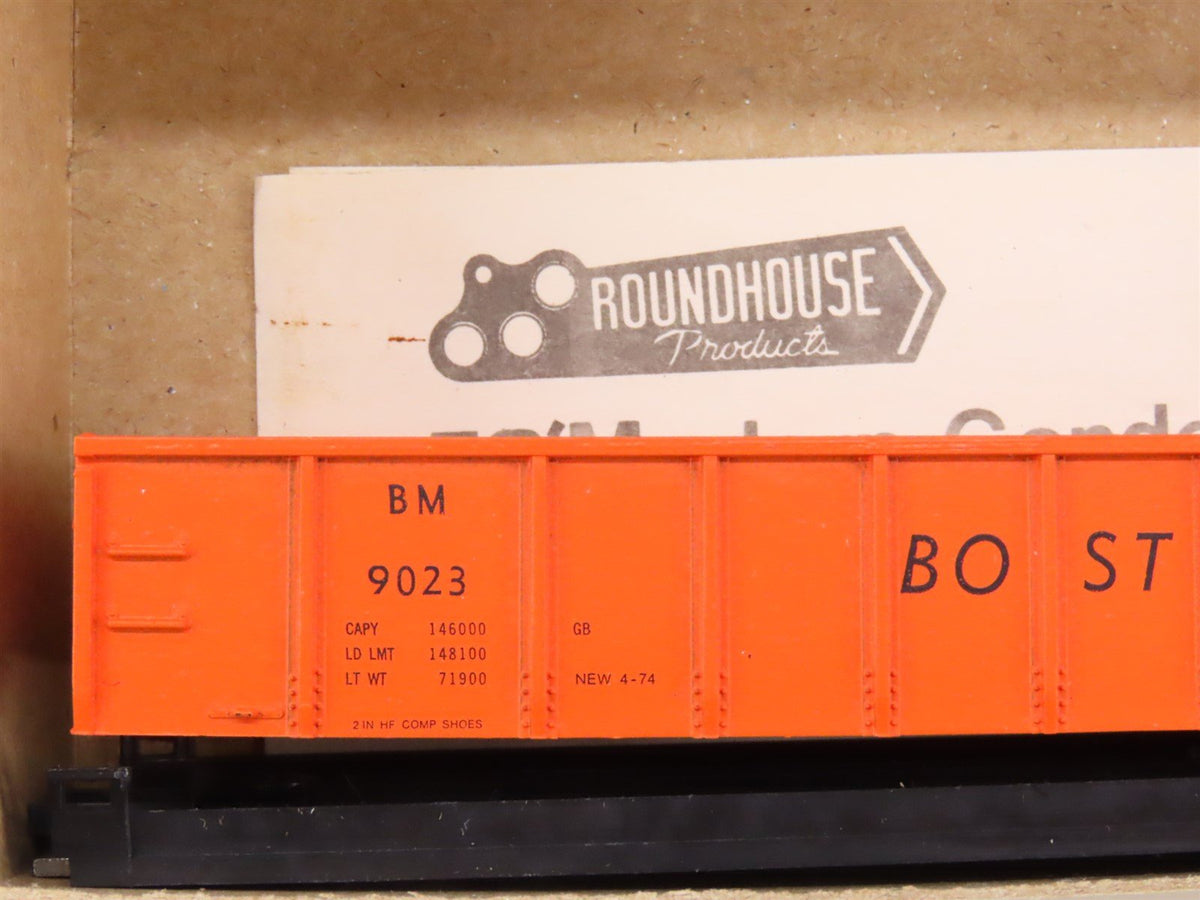 HO Scale Roundhouse Kit #1691 B&amp;M Boston &amp; Maine 50&#39; Gondola #9023