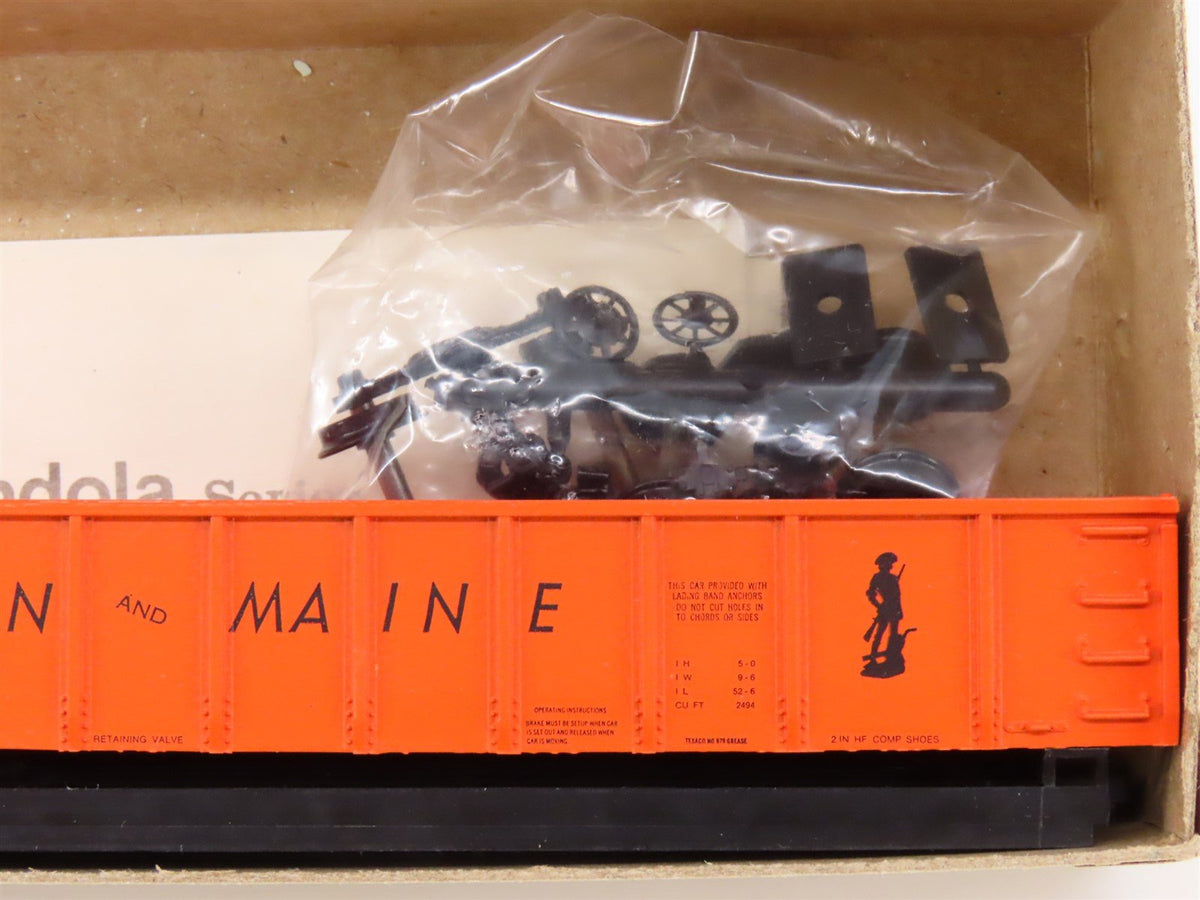 HO Scale Roundhouse Kit #1691 B&amp;M Boston &amp; Maine 50&#39; Gondola #9023