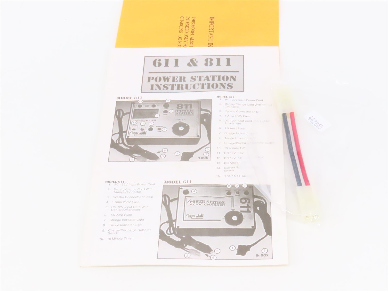 CMI Chicago Model International #811 Power Station AC/DC Ni-Cad Battery Charger