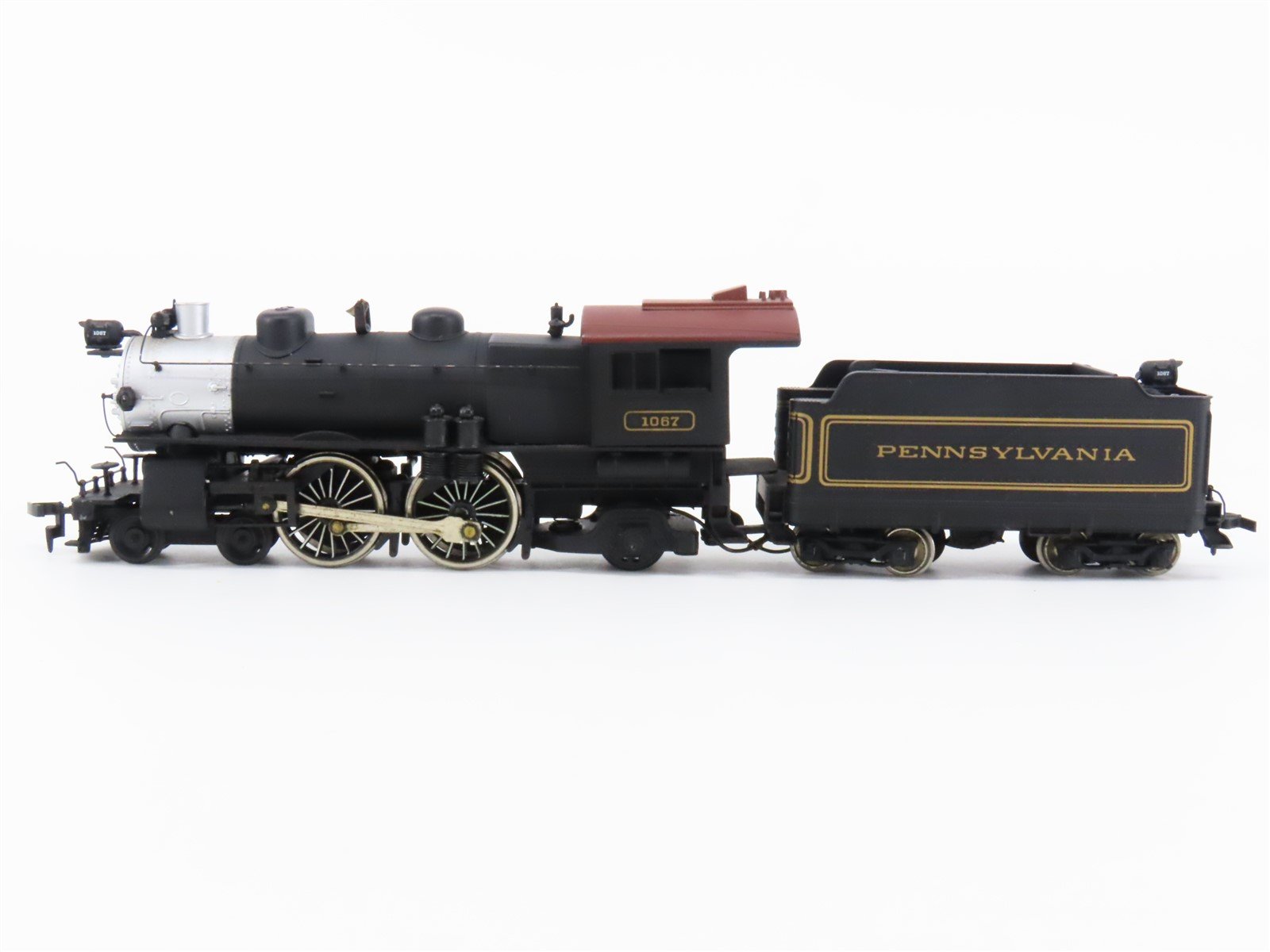 HO Scale Mantua PRR Pennsylvania 4-4-2 Steam Locomotive #1067