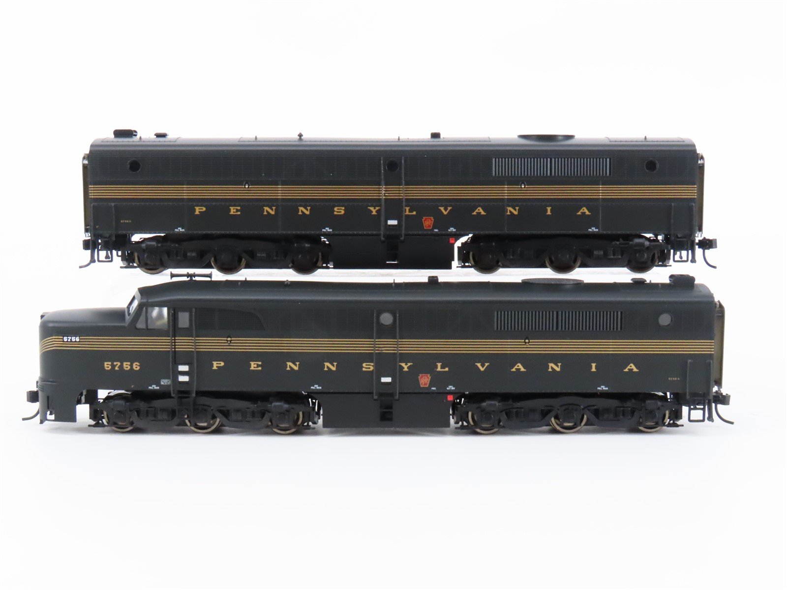 HO Scale Proto 2000 PRR Pennsylvania ALCO PA/PB 2-Unit Diesel Set - DCC Ready