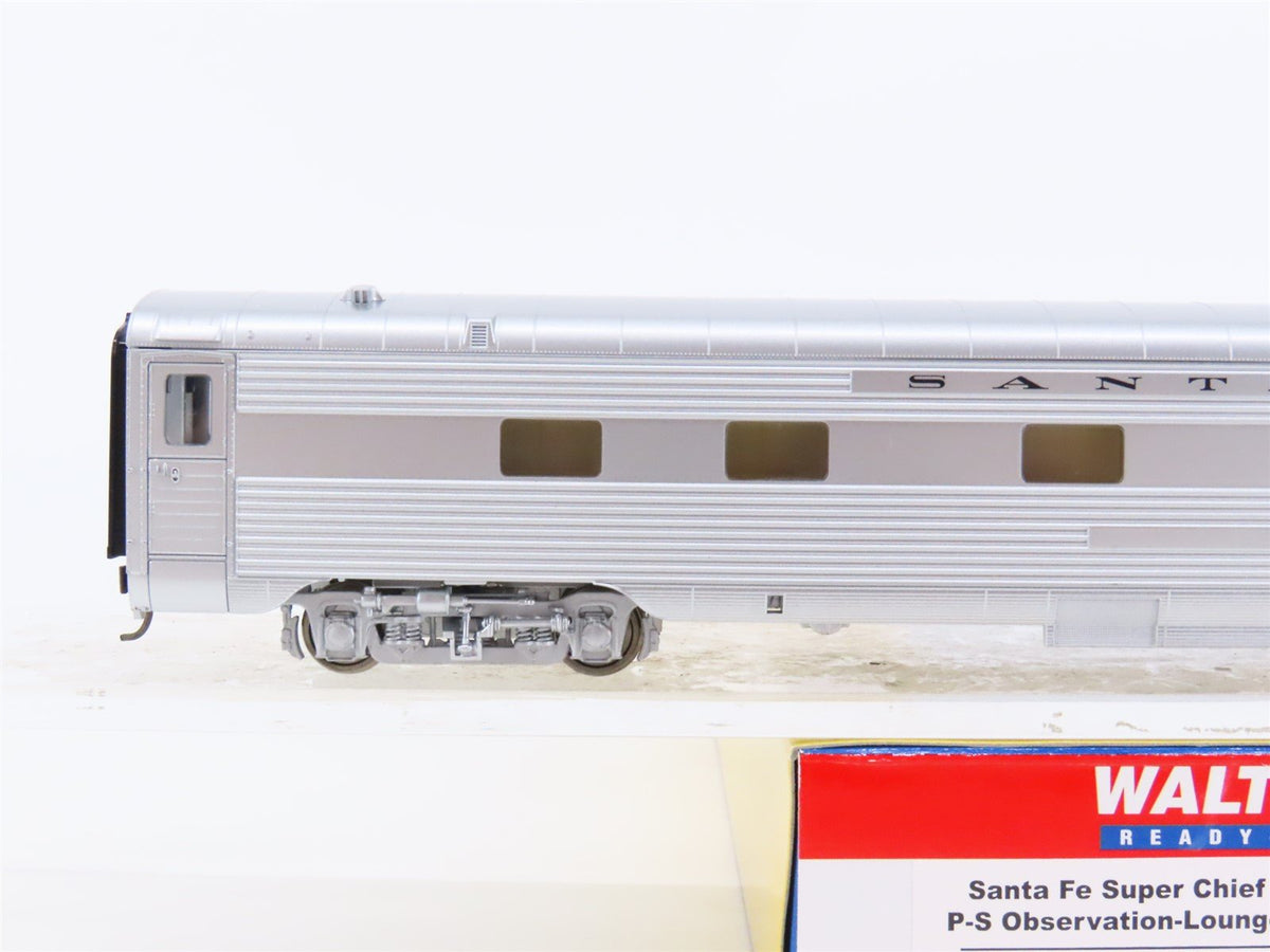 HO Walthers 932-9008 ATSF Santa Fe Super Chief Observation-Lounge Passenger Car