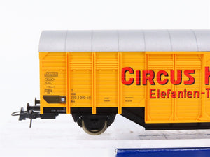 HO Scale Roco 47719 DB Circus Krone Elephant Transport Closed Wagon #332519