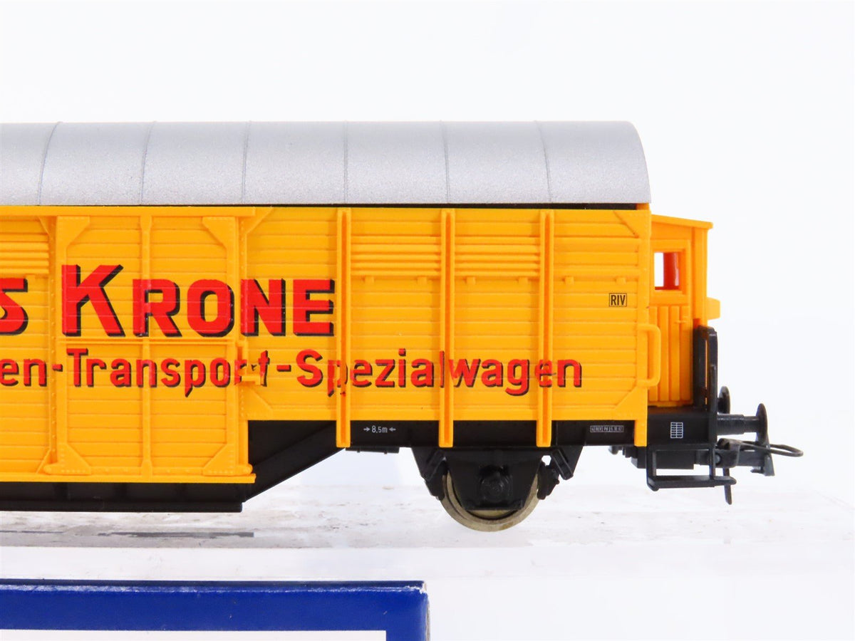 HO Scale Roco 47719 DB Circus Krone Elephant Transport Closed Wagon #332519