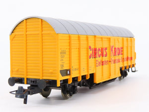 HO Scale Roco 47719 DB Circus Krone Elephant Transport Closed Wagon #332519