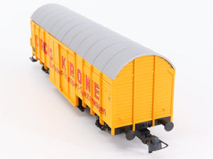 HO Scale Roco 47719 DB Circus Krone Elephant Transport Closed Wagon #332519