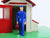 O Gauge Lionel 145 Automatic Gateman Operating Building