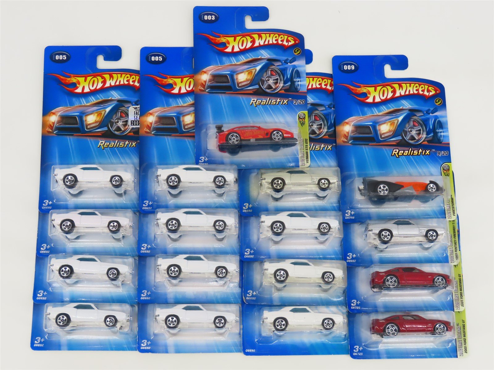 LOT of 17 Hot Wheels 05' First Editions Realistix Assorted Cars