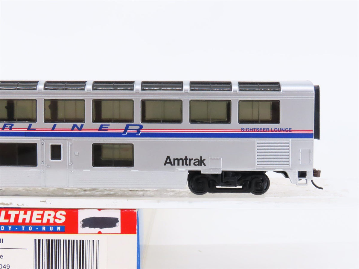 HO Scale Walthers 932-6121 Amtrak Superliner 85&#39; Sightseer Lounge Passenger Car