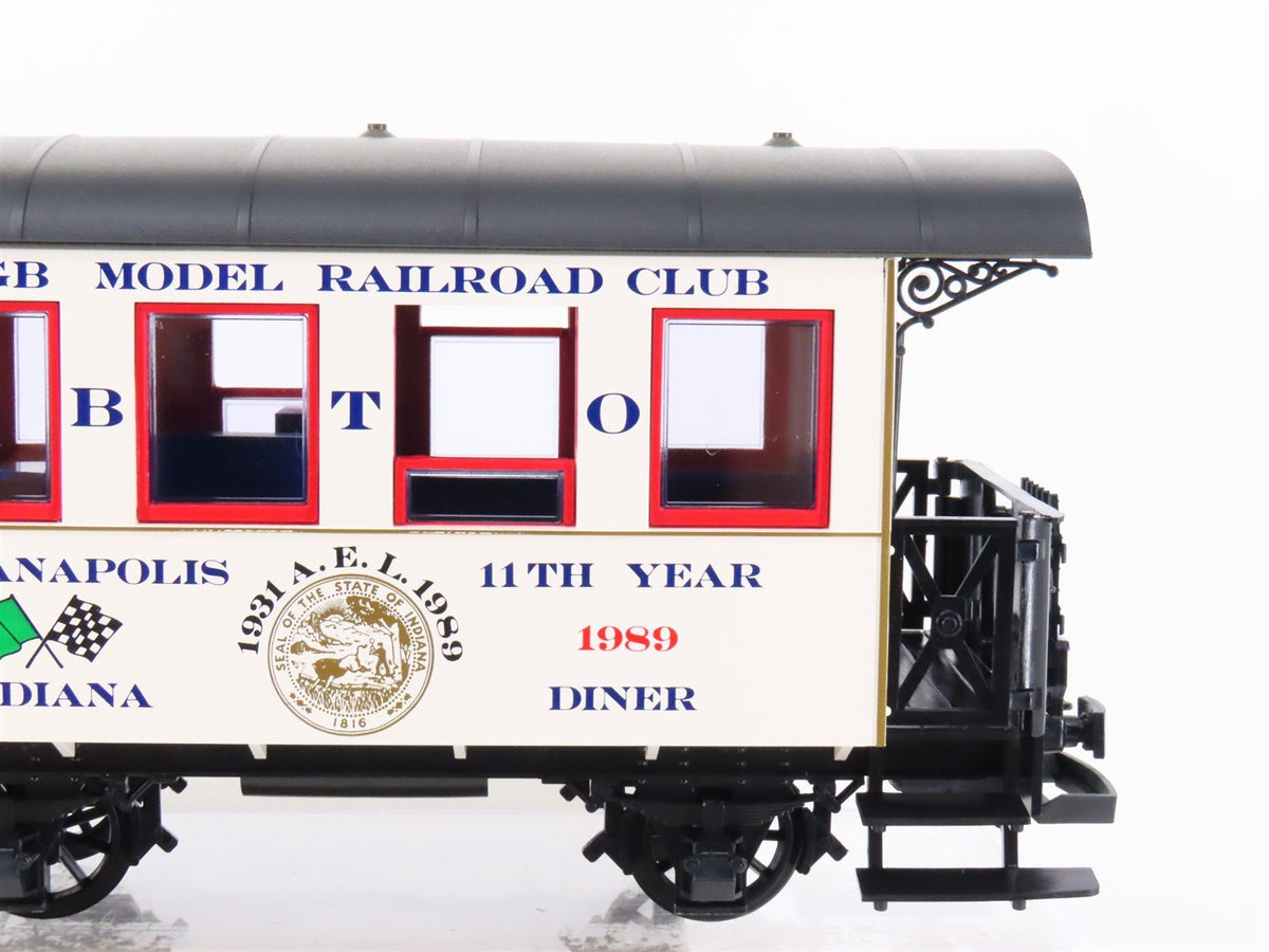 G Scale LGB 3007 CC BTO Model Railroad Club 11th Anniversary Diner Passenger