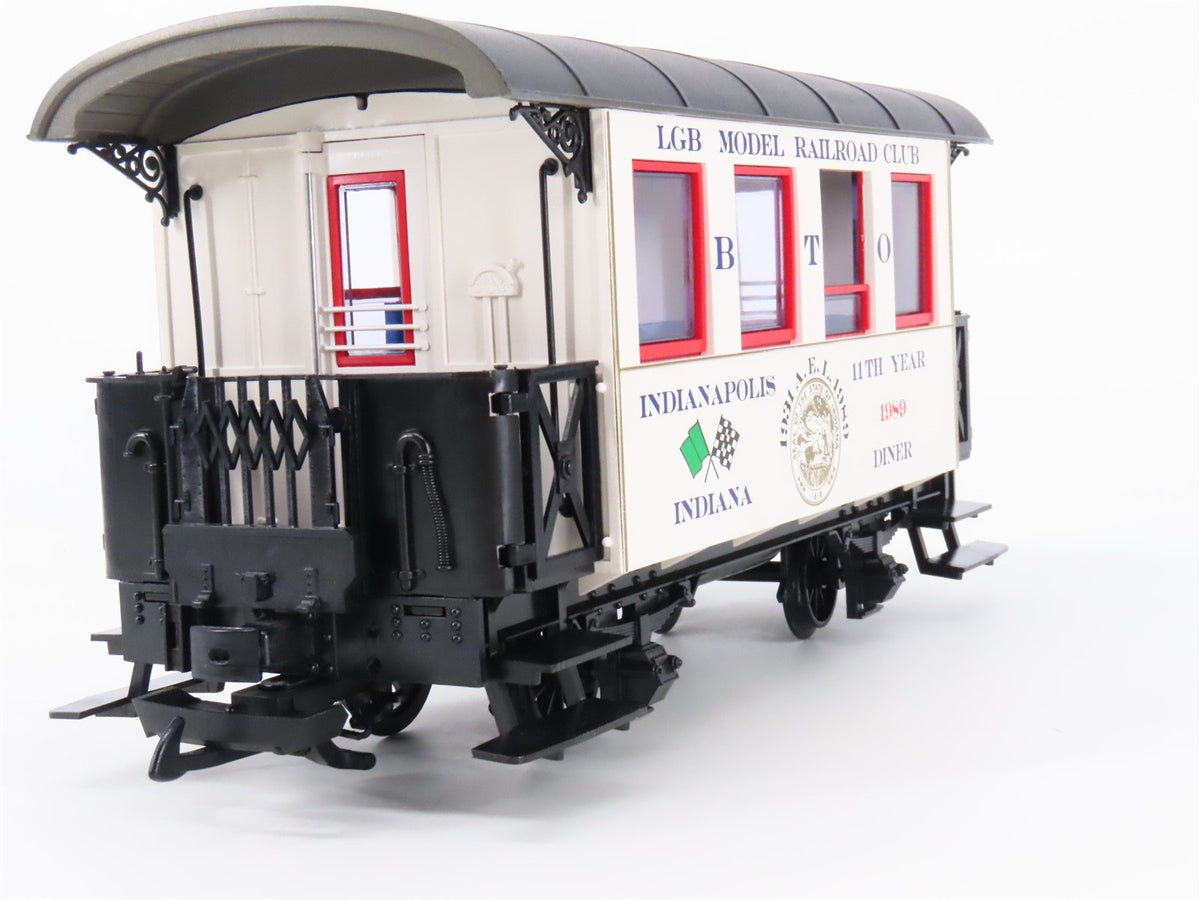 G Scale LGB 3007 CC BTO Model Railroad Club 11th Anniversary Diner Passenger