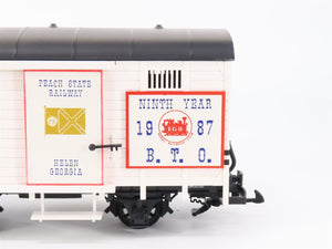 G Scale LGB 4032 BTO 1987 Convention 9th Anniversary Box Car #4032