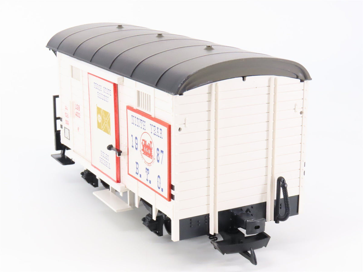 G Scale LGB 4032 BTO 1987 Convention 9th Anniversary Box Car #4032