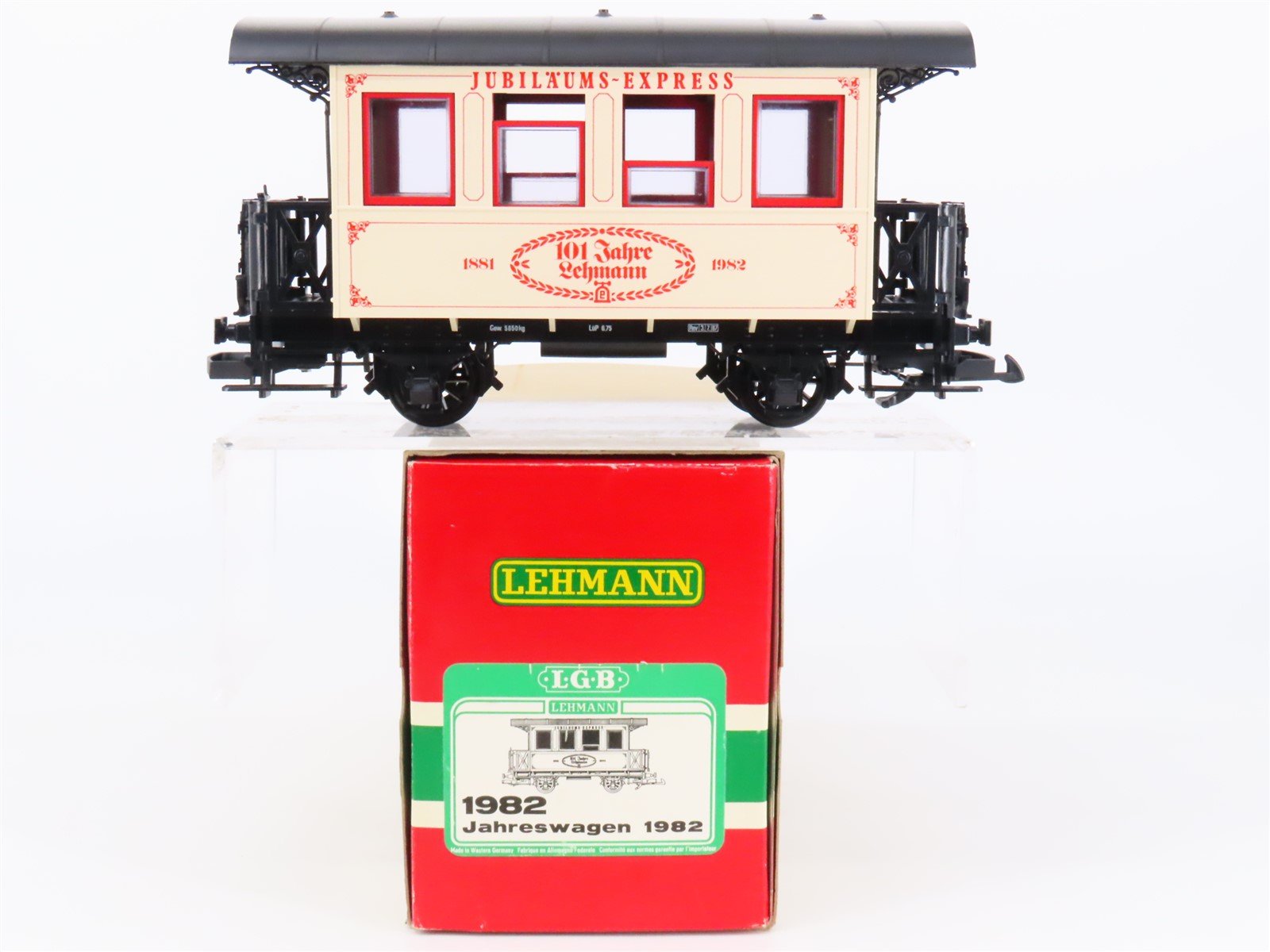 G Scale LGB 1982 Jahreswagen Anniversary Coach Passenger Car