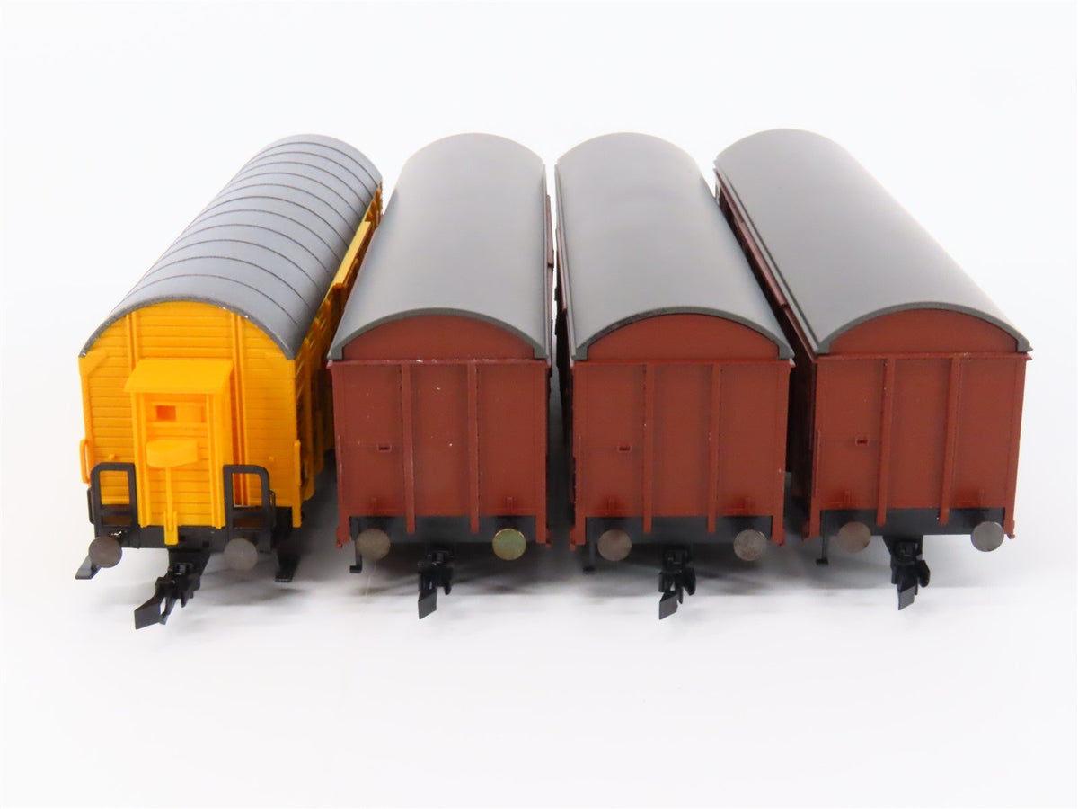 HO Scale Roco Preiser 44009/30726 Circus Krone Animal Transport Cars - Set of 4