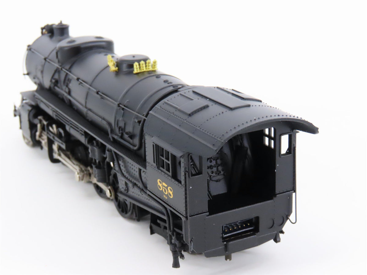 HO Broadway Limited BLI Powerhouse 202 CNJ 2-8-2 M1s Steam #858 w/ DCC &amp; Sound