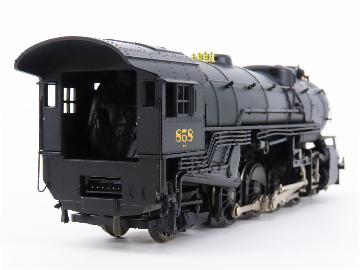 HO Broadway Limited BLI Powerhouse 202 CNJ 2-8-2 M1s Steam #858 w/ DCC &amp; Sound