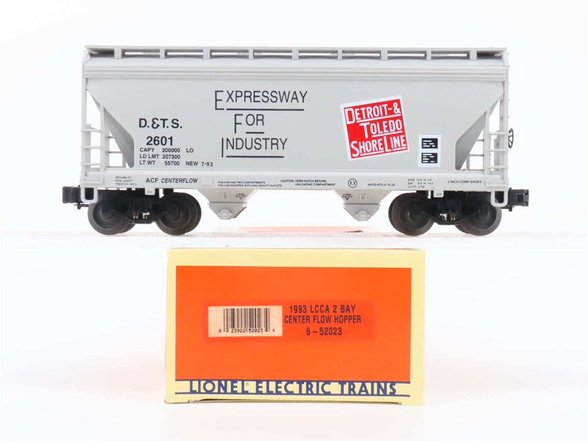 O Gauge 3-Rail Lionel 6-52023 D&amp;TS Detroit &amp; Toledo Shore Line 2-Bay Hopper 2601