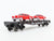 O Gauge 3-Rail Lionel #6-36000 Route 66 Flat Car w/ Two Red Sedans