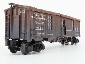 O Gauge 3-Rail Lionel #6-19992 LRRC WUTX Western Union Telegraph Tool Car #3550