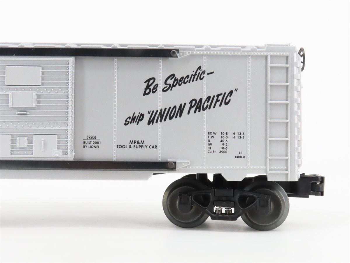 O Gauge 3-Rail Lionel #6-39208 UP &quot;Be Specific&quot; Box Car #903658