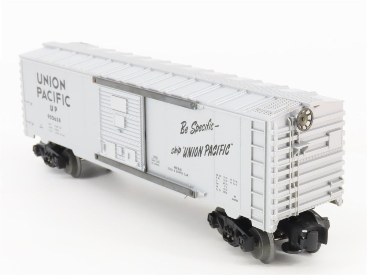 O Gauge 3-Rail Lionel #6-39208 UP &quot;Be Specific&quot; Box Car #903658