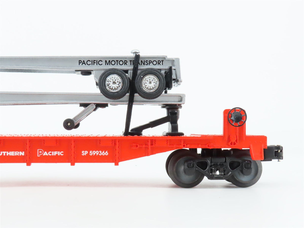 O Gauge 3-Rail Lionel #6-26058 SP Southern Pacific Flat Car w/ Trailer Frames