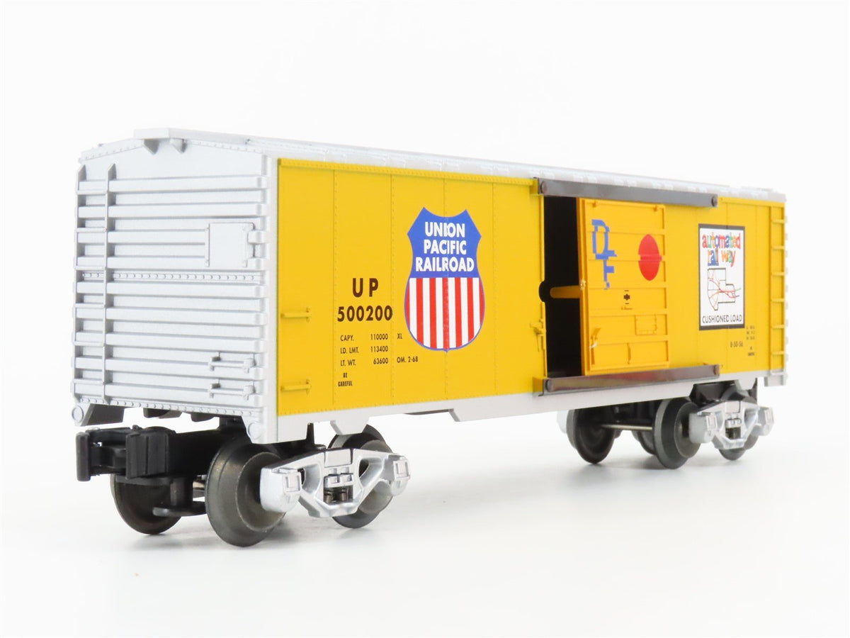 O Gauge 3-Rail Lionel #6-39209 6565 UP &quot;Automated Rail Way&quot; Box Car #500200