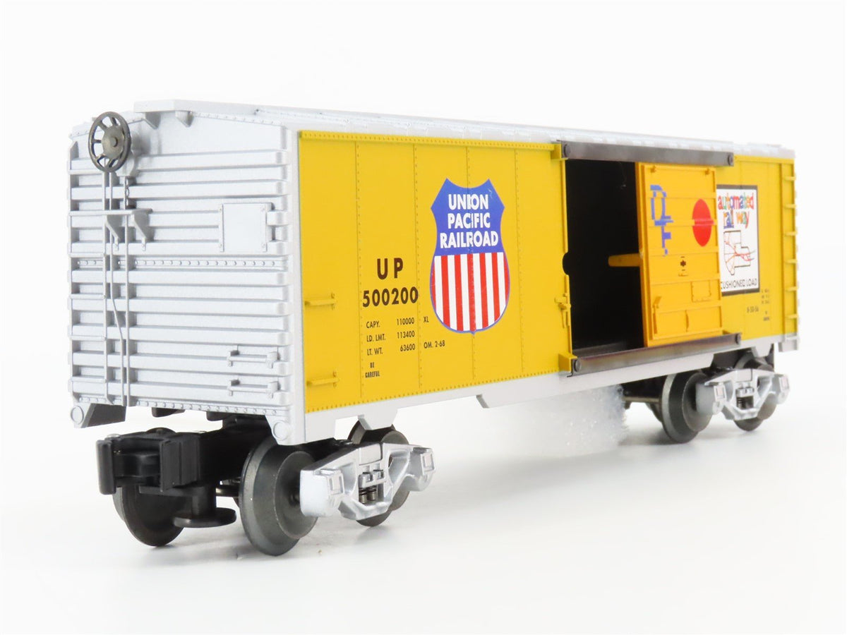 O Gauge 3-Rail Lionel #6-39209 6565 UP &quot;Automated Rail Way&quot; Box Car #500200