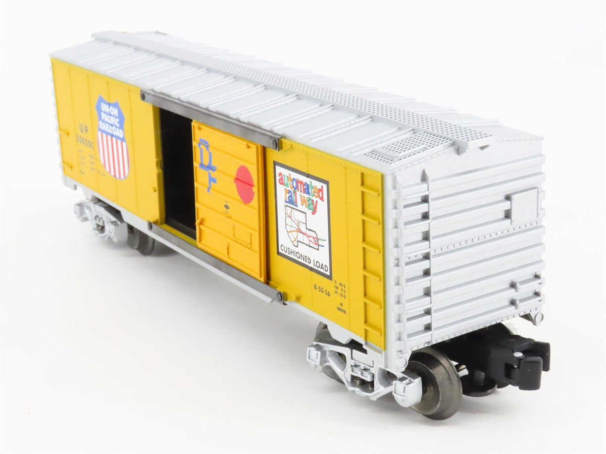 O Gauge 3-Rail Lionel #6-39209 6565 UP &quot;Automated Rail Way&quot; Box Car #500200