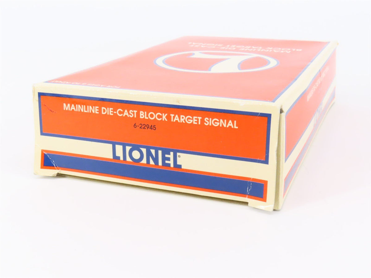 O 1/48 Scale Lionel 6-22945 Mainline Die-Cast Block Target Signal