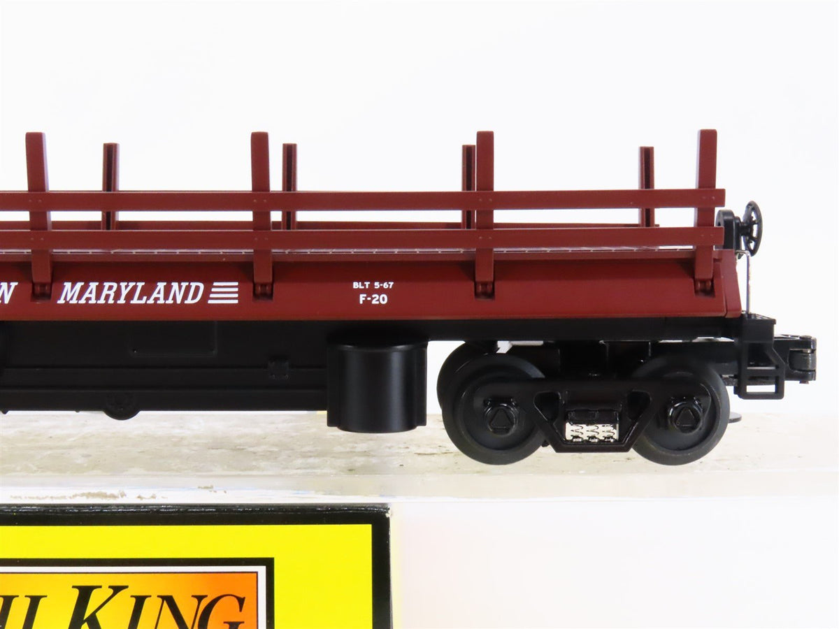 O Gauge 3-Rail MTH Rail King 30-7648 WM Western Maryland Dump Car #380