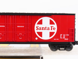 O Gauge 3-Rail MTH Rail King 30-7464 ATSF Santa Fe 50' Double Door Box Car 48216