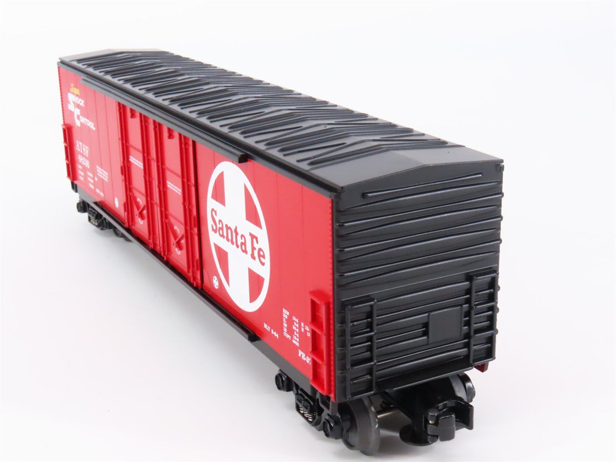 O Gauge 3-Rail MTH Rail King 30-7464 ATSF Santa Fe 50&#39; Double Door Box Car 48216