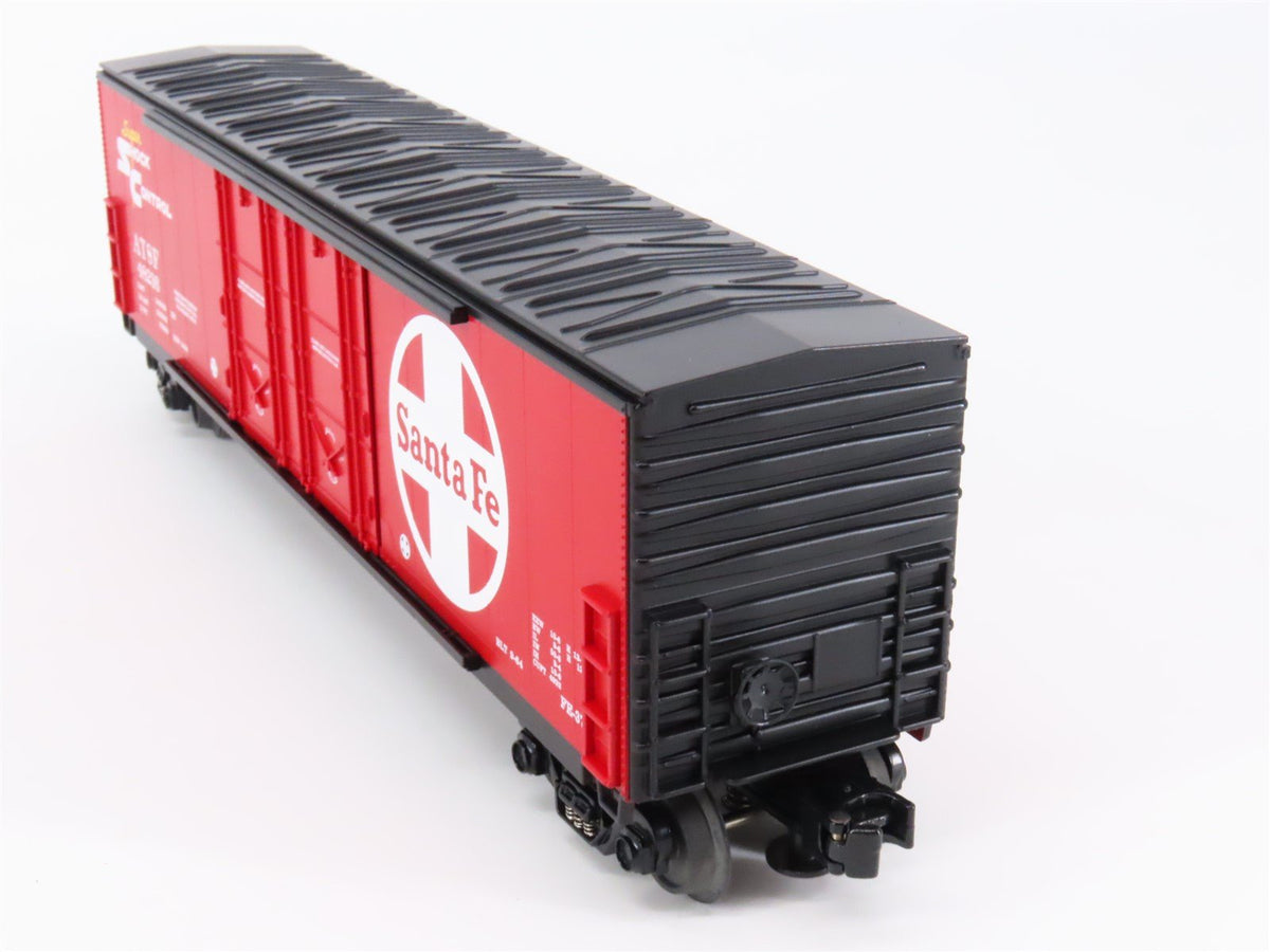 O Gauge 3-Rail MTH Rail King 30-7464 ATSF Santa Fe 50&#39; Double Door Box Car 48216