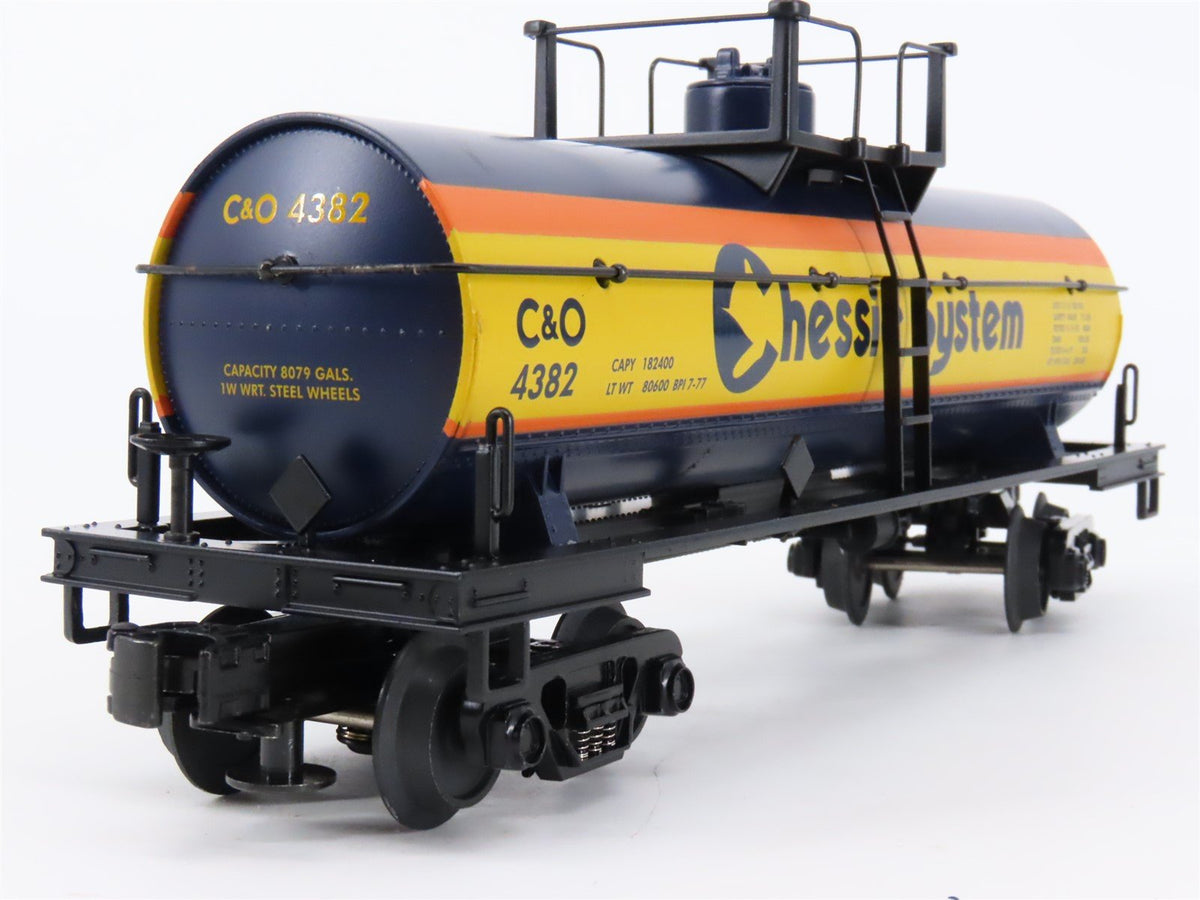 O Gauge 3-Rail MTH Rail King 30-8105 Die-Cast C&amp;O Chessie System Tank Car #4382