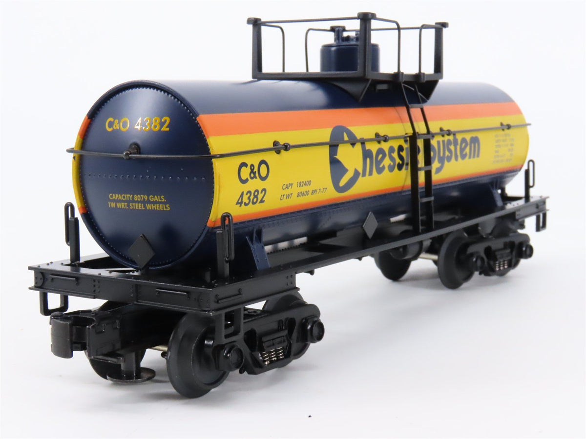 O Gauge 3-Rail MTH Rail King 30-8105 Die-Cast C&amp;O Chessie System Tank Car #4382