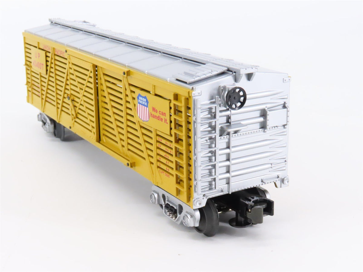 O Gauge 3-Rail MTH Rail King 30-8702 Die-Cast UP Union Pacific Stock Car #42400T