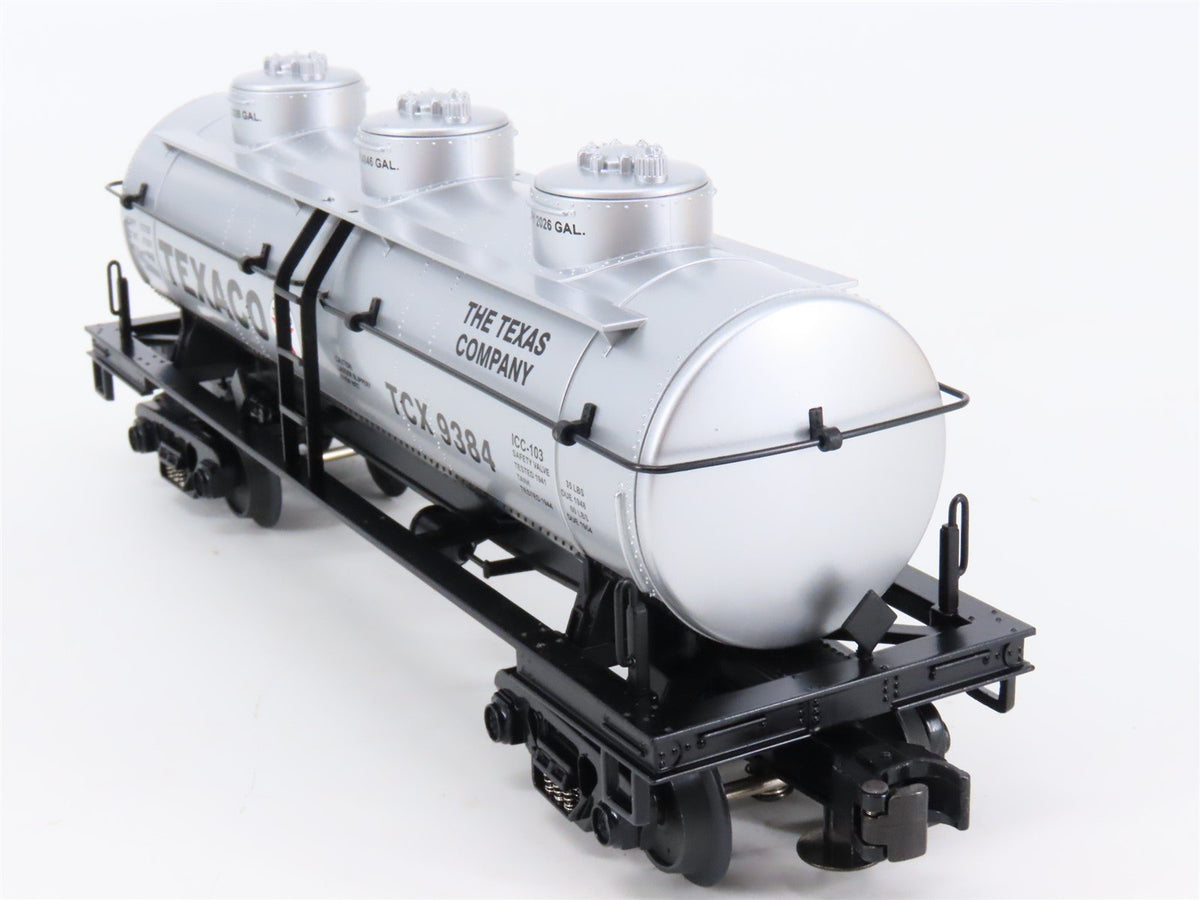 O Gauge 3-Rail MTH Rail King 30-7362 TCX Texaco 3-Dome Tank Car #9384