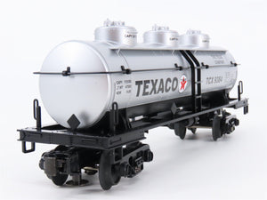 O Gauge 3-Rail MTH Rail King 30-7362 TCX Texaco 3-Dome Tank Car #9384