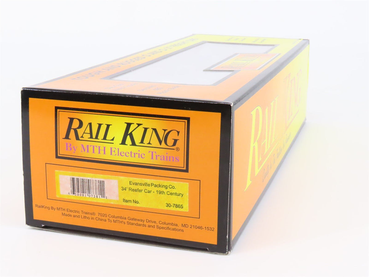 O Gauge 3-Rail MTH Rail King 30-7865 EPX Evansville Packing Co. 34&#39; Reefer #54