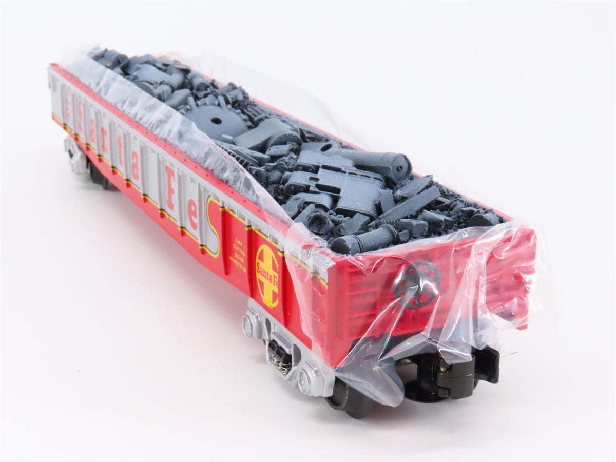 O Gauge 3-Rail MTH Rail King 30-7258 ATSF Santa Fe Gondola #168990 w/ Junk Load