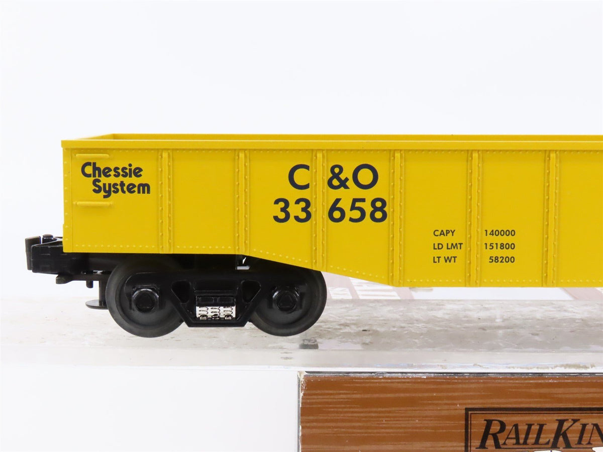 O Gauge 3-Rail MTH Rail King 33-7203 C&amp;O Chessie System Gondola #33658